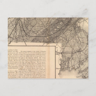 Carte Postale Massachusetts Climatol