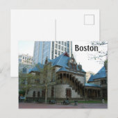 Carte Postale Massachusetts de Boston (Devant / Derrière)