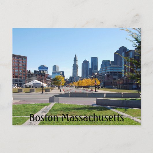 Carte Postale Massachusetts de Boston (Devant)
