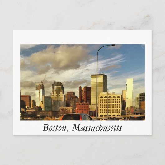 Carte Postale Massachusetts de Boston (Devant)