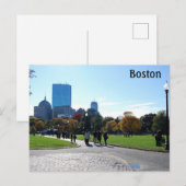 Carte Postale Massachusetts de Boston (Devant / Derrière)