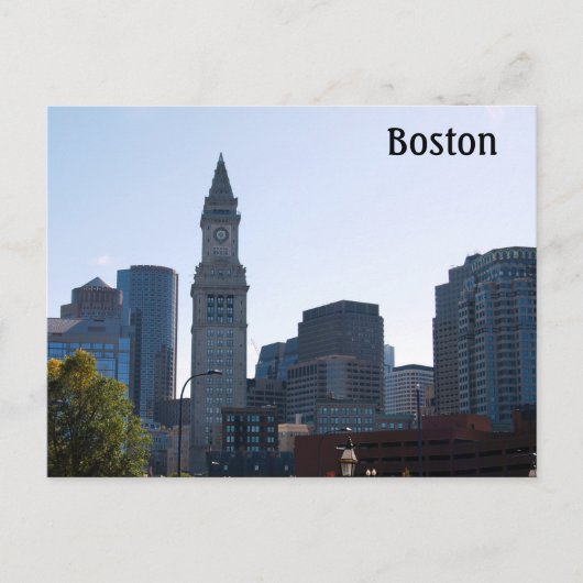 Carte Postale Massachusetts de Boston (Devant)
