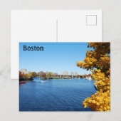 Carte Postale Massachusetts de Boston (Devant / Derrière)