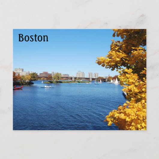 Carte Postale Massachusetts de Boston (Devant)