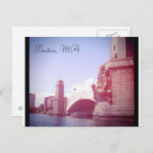 Carte Postale Massachusetts de Boston (Devant / Derrière)