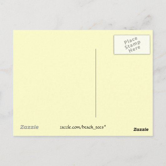 Carte Postale Massachusetts de Cape Cod (Dos)