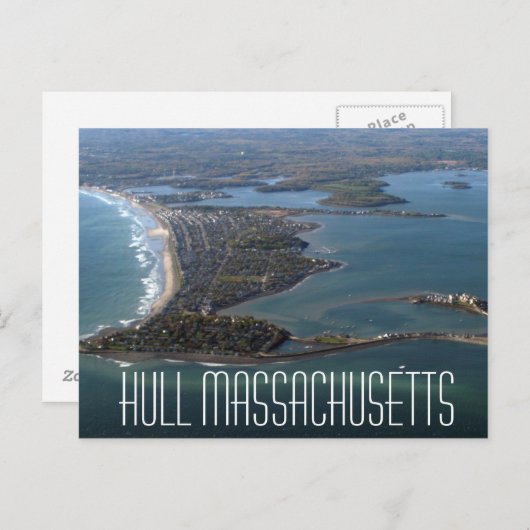 Carte postale Massachusetts de coque (Devant / Derrière)