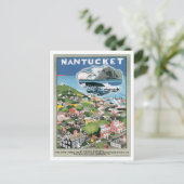 Carte Postale Massachusetts de Nantucket vintage (Debout devant)