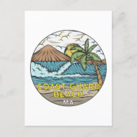 Massachusetts de plage de la Garde côtière Vintage
