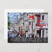 Carte Postale Massachusetts de Provincetown (Devant / Derrière)