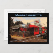 Carte postale Massachusetts Diner (Devant / Derrière)