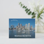 Carte Postale Massachusetts du port de Boston (Debout devant)