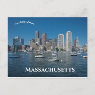 Carte Postale Massachusetts du port de Boston