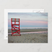 Carte Postale Massachusetts, Gloucester, plage de Good Harbor Be (Devant / Derrière)