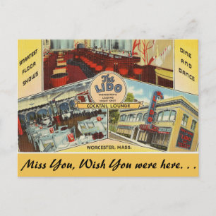 Carte Postale Massachusetts, Le Lido, Worcester