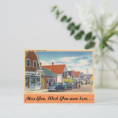 Carte Postale Massachusetts, Main Street, Wellfleet (Debout devant)