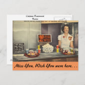Carte Postale Massachusetts, Restaurant Colstone, Boston (Devant / Derrière)