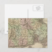 Carte Postale Massachusetts, Rhode Island et Connecticut (Devant / Derrière)