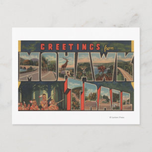 Carte Postale Massachusetts - Salutations de Mohawk Trail 2