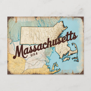 Carte Postale Massachusetts, USA
