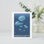 Carte Postale MassachusettsScène de méduses (Debout devant)