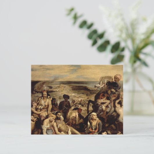 Carte Postale Massacre à Chios (Debout devant)