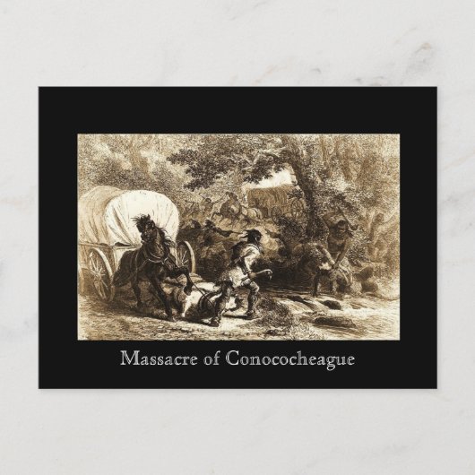 Carte Postale Massacre de Conococheague (Devant)