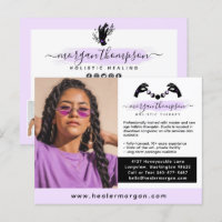 Massage de phase mains et lune Reiki Logo Marketin