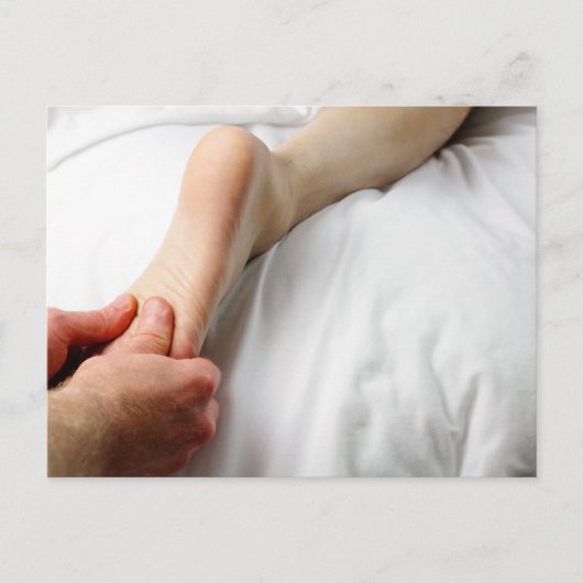Carte Postale Massage des pieds (Devant)