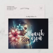 Carte Postale Massage Thérapie Guérison Mains Énergie Spa Bien-ê (Devant / Derrière)