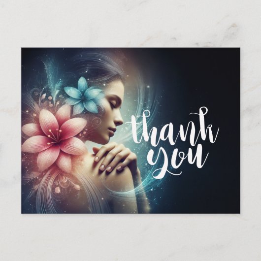 Carte Postale Massage Thérapie Guérison Mains Énergie Spa Bien-ê (Devant)