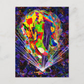 CARTE POSTALE MASSE DE COULEUR (Devant)