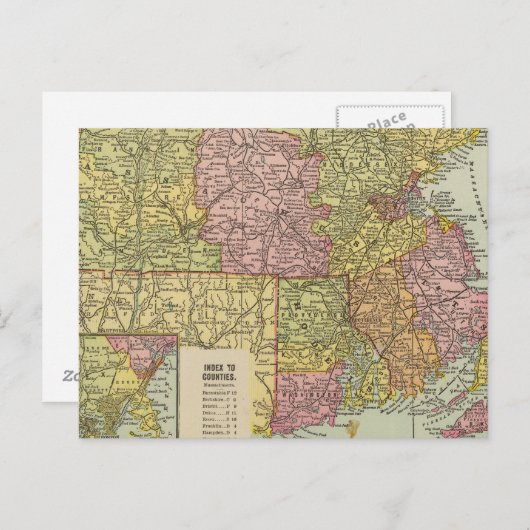 Carte Postale Masse, RI 3 (Devant / Derrière)