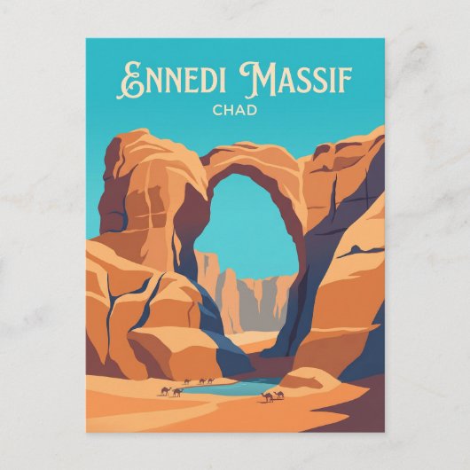 Carte Postale Massif d'Ennedi Tchad (Devant)