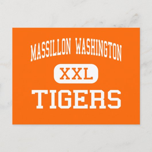 Carte Postale Massillon Washington - Tigres - Haut - Massillon (Devant)