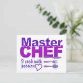 Carte postale Master Chef (Debout devant)