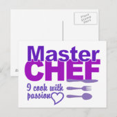 Carte postale Master Chef (Devant / Derrière)