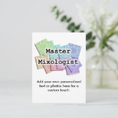 Carte postale - MASTER MIXOLOGIST (Debout devant)