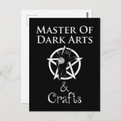Carte Postale Master of Dark Arts & Crafts (Devant / Derrière)