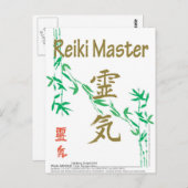 Carte Postale Master Reiki (Devant / Derrière)