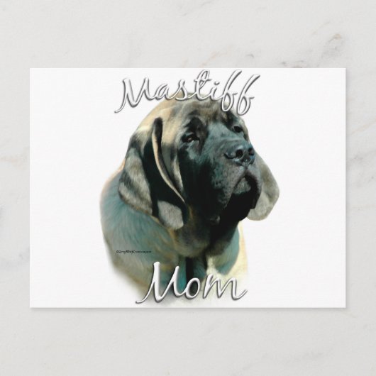 Carte Postale Mastiff (chiot) Maman 2 (Devant)