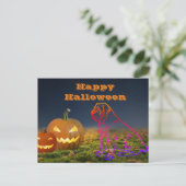 Carte Postale Mastiff Halloween Joyeux Halloween (Debout devant)