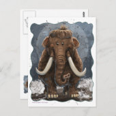 Carte Postale Mastodonte Mignon (Devant / Derrière)