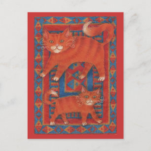Carte postale Mat Cats