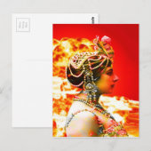 Carte Postale Mata Hari (Devant / Derrière)