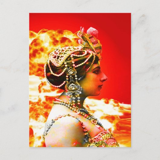 Carte Postale Mata Hari (Devant)