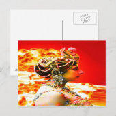 Carte Postale Mata Hari (Devant / Derrière)
