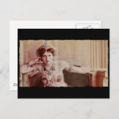 Carte Postale Mata Hari Harem Costume (Devant / Derrière)