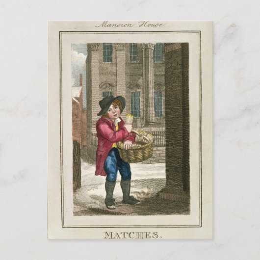 Carte Postale Matches, Maison de Maisons (Devant)