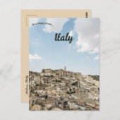 Carte Postale Matera Italie (Devant / Derrière)